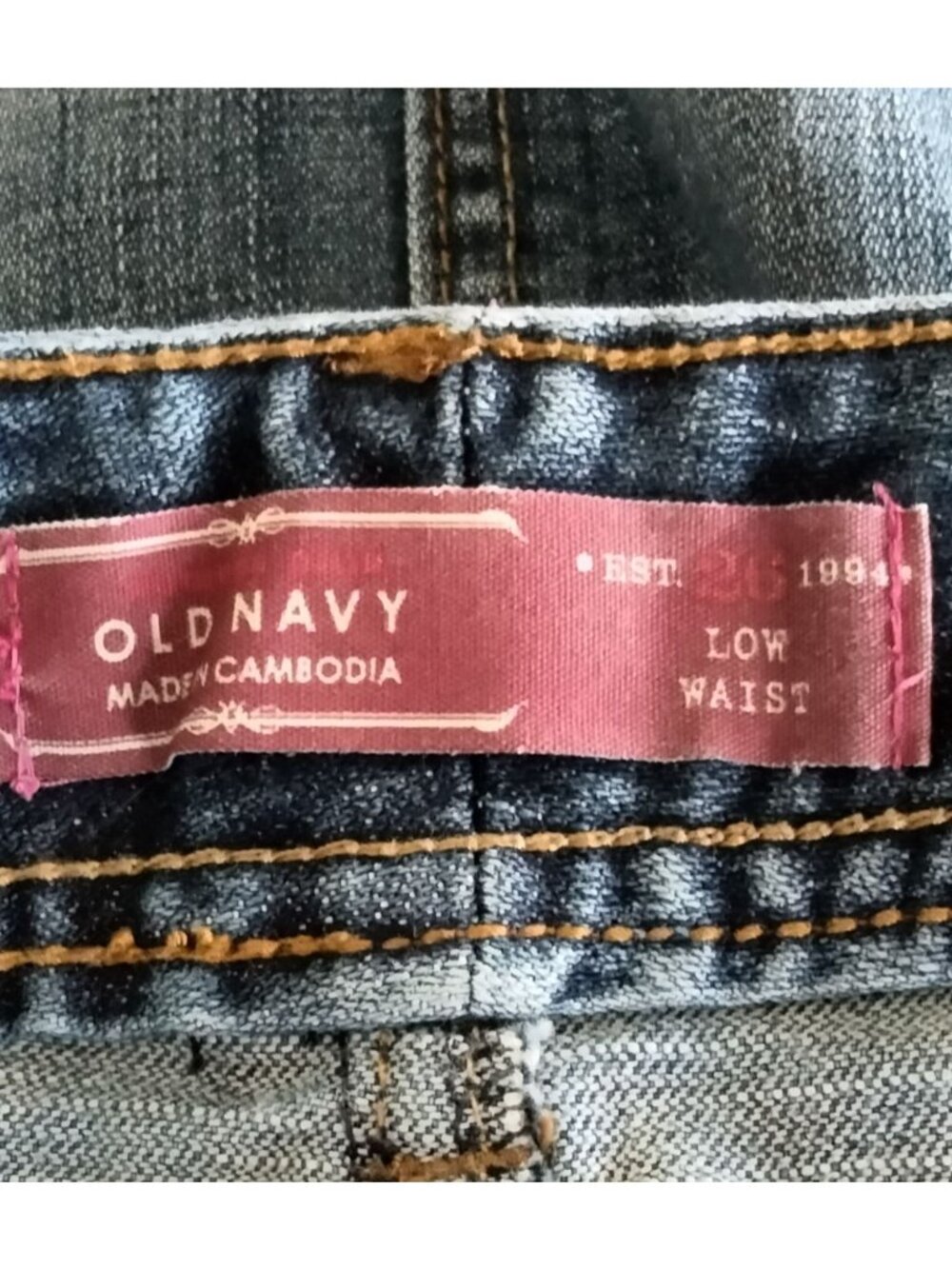 Old Navy Plus Size 26 Skirt Mini Denim Light Blue Casual Stretchy Low Waist - Picture 6 of 8